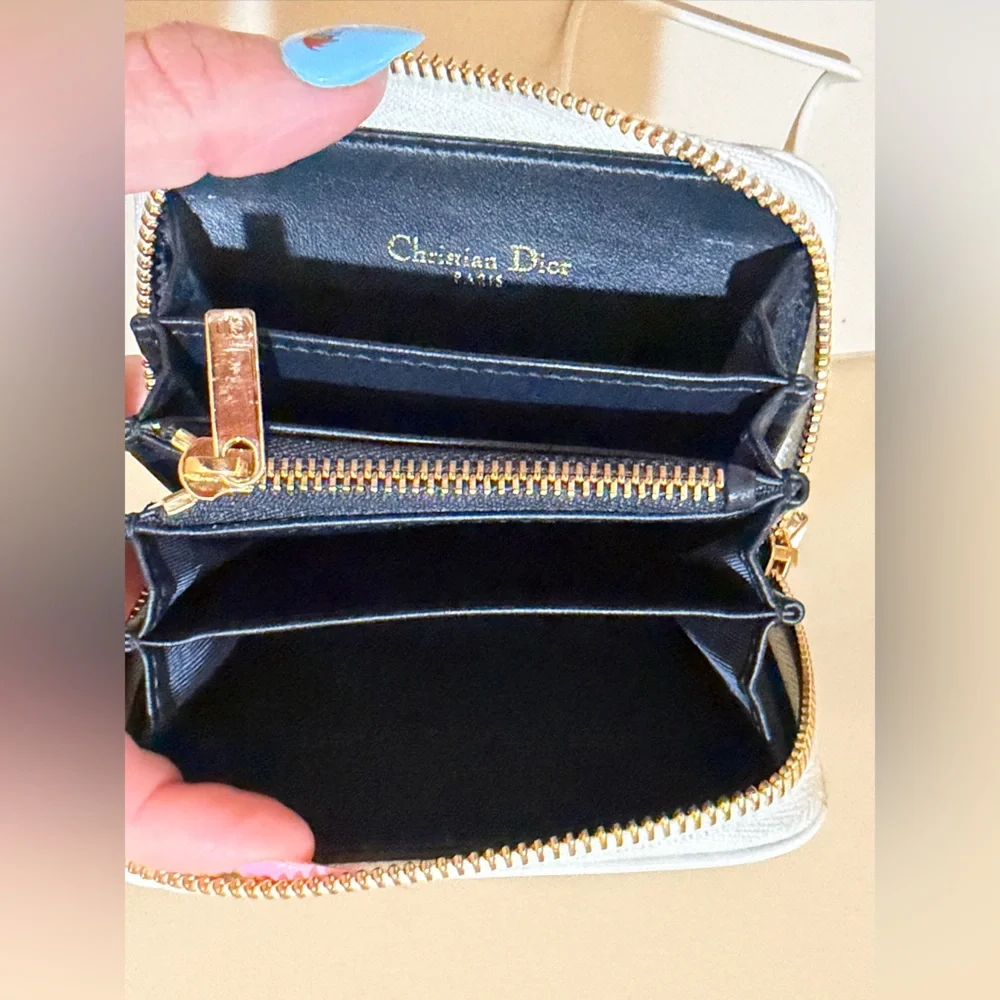 Christian Dior Vibe Leather Compact Wallet - Picture 8 of 15